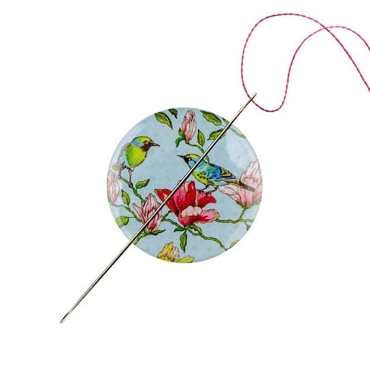 Wonderland Crafts Birds & Flowers Magnetic Needle Holder